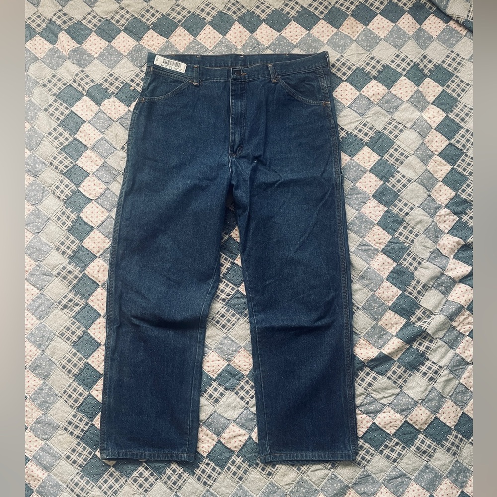 Red Kap Carpenter Work Denim Jeans Pants 38 x 30